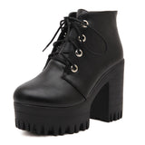 MUST HAVE FALL BOOTS SALE-MOTO HEEL Grunge BOOTS