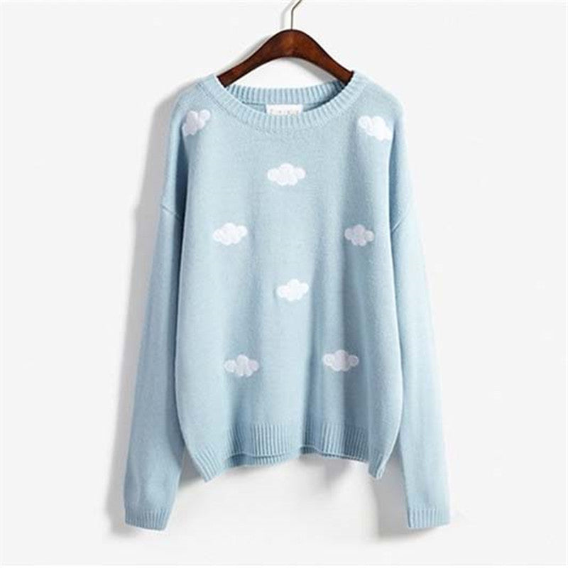 Kawaii cloud sweater