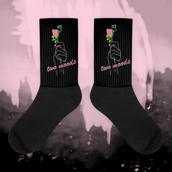 KOKO GRUNGE ROSE TWO MOODS neon sign SOCKS (MADE IN USA kokopiecoco