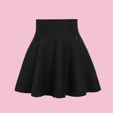 GRUNGE GOTH KOKO High Waisted Black Skirt