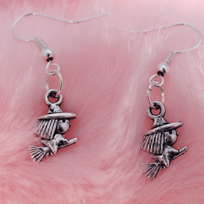 WITCH earrings & necklace