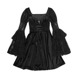 Goth Velvet Lace Dress