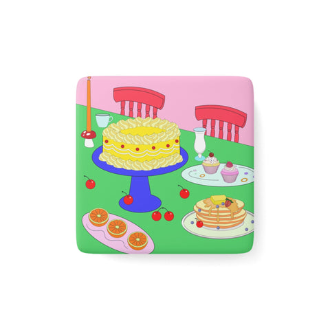 Live your life in color Porcelain Magnet