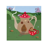 Fairy Mushroom Tea Party Towel