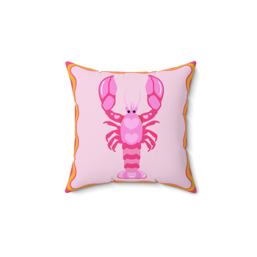 Pinky Lobster Pillow