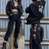 JUST TAKE THESE FLOWERS bomber jacket