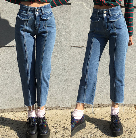90s KIDS HIGH WAIST DENIM