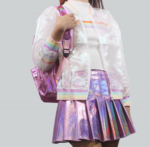 KAWAII Grunge- Rainbow knit top