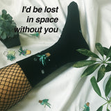 I'd be lost in space without you UNISEX SOCKS