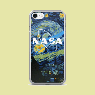 NASA VAN GOGH-SOFT GRUNGE PHONE CASE