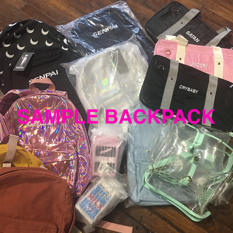 SAMPLE BACKPACK - FLASH DEAL