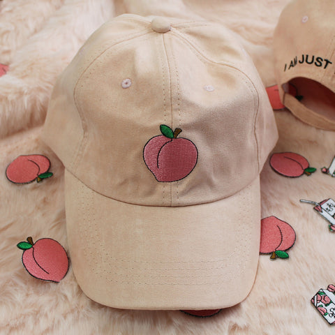 SAMPLE JUST PEACHY SUEDE FEEL CAP