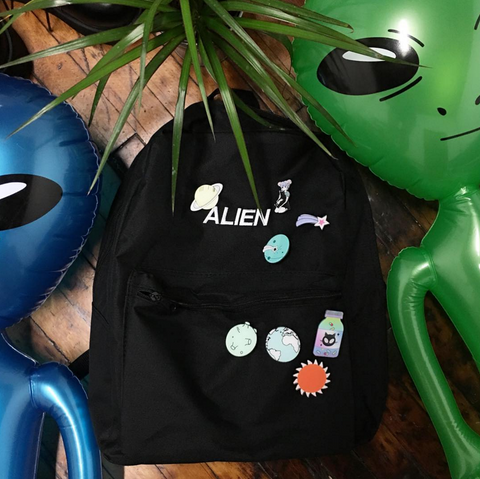 BLACK ALIEN BACKPACK