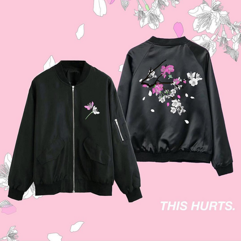 NEW! THIS HURTS. - SOFT GRUNGE TUMBLR UNISEX bomber jacket