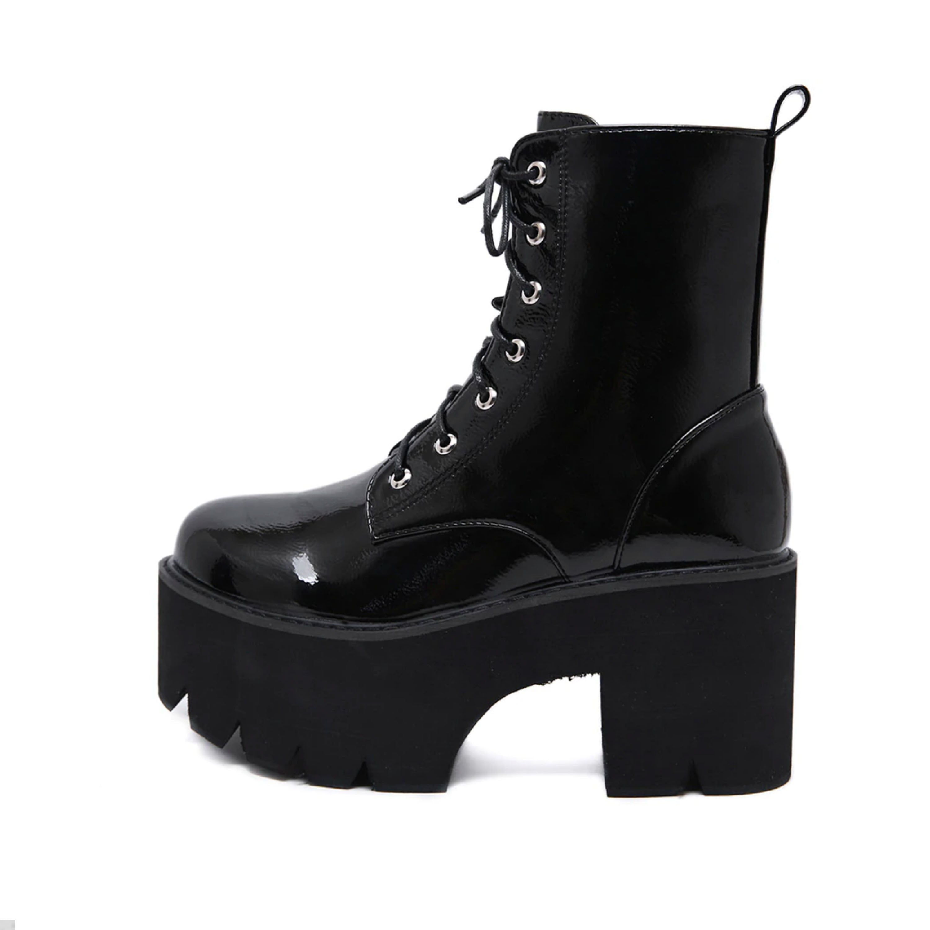 Goth Grunge Platform Boots Kokopiecoco