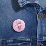 PEACHY POCKY Pin Buttons