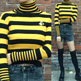 FREE SHIP- BEE HAPPY KNIT TOP