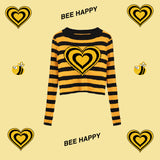 BEE HAPPY KNIT TOP