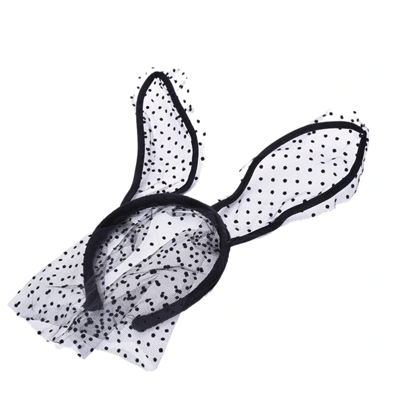 FREE SHIP-KAWAII GOTH BUNNY EAR hair band