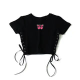 2019 Fall Winter New Collection- Butterfly crop top