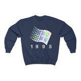 1995 WINDOWS Vaporwave aesthetic Unisex Crewneck Sweatshirt