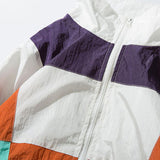 2019 NEW COLOR BLOCK UNISEX VINTAGE 90S JACKET