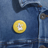 LIFE IS LLAMAZING - EATING IS MEDITATION Pin Buttons