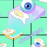 Tamago eyeball vaporwave