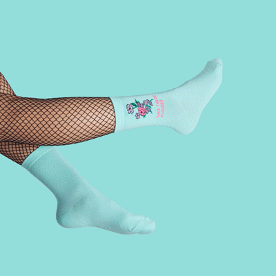 JUST TAKE THESE FLOWERS UNISEX SOCKS