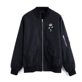JUST TAKE THESE FLOWERS bomber jacket