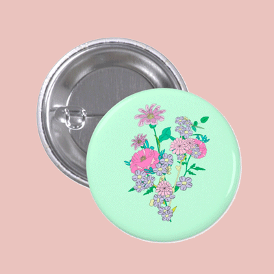 TAKE THESE FLOWERS PIN
