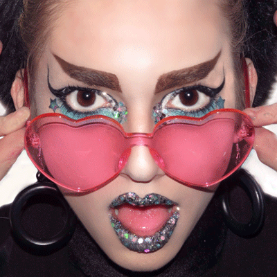 kawaii heart transparent SHADES