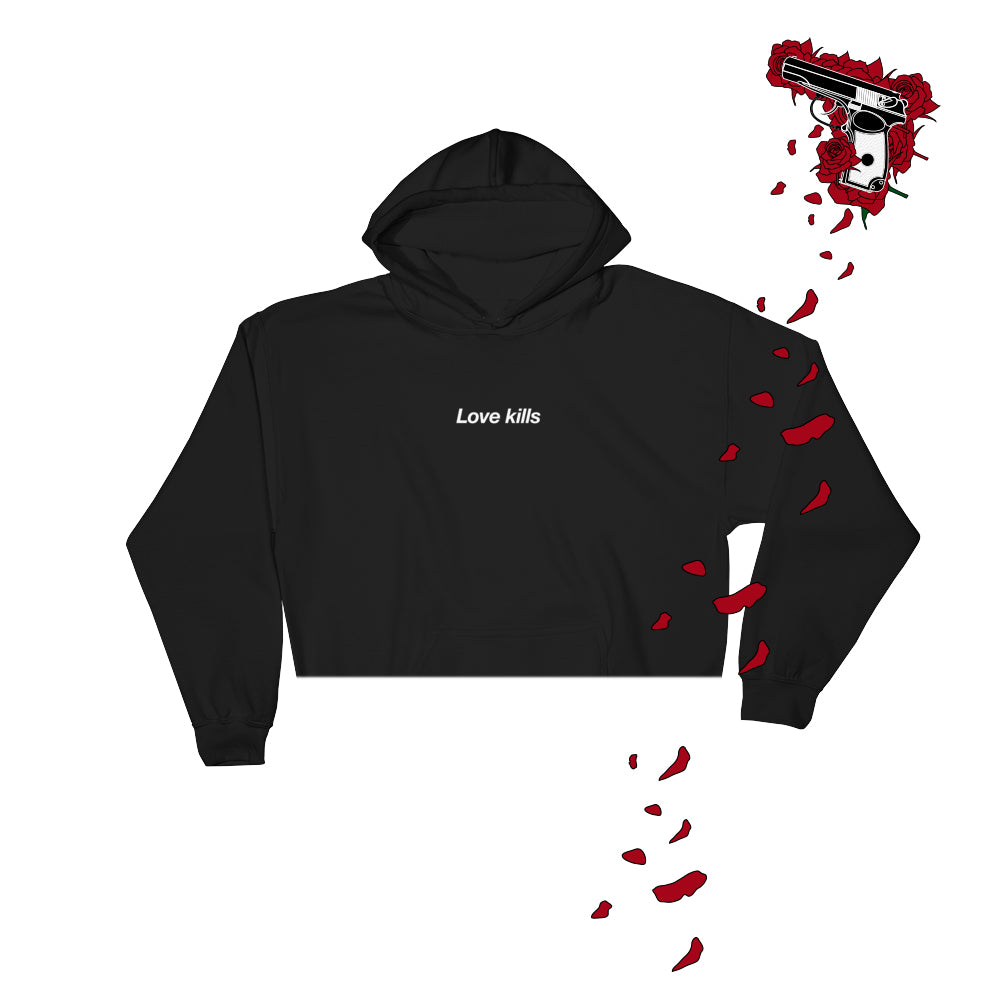 2019 love kills - crop/full UNISEX hoodie
