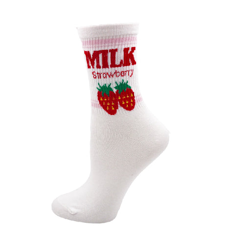 KAWAII  STRAWBERRY SOCKS