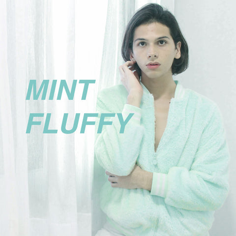 KOKO FLUFFY ALIEN MINT JACKET