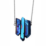 HOLO MARBLE Crystal necklace + earring set