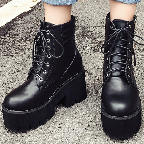 MUST HAVE FALL BOOTS SALE-Grunge COMBAT BOOTS
