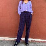 Limited Item - Quality Made in USA Vintage Plaid 100% WOOL Trousers
