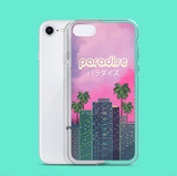 80s Japanese City Pop Aesthetic -PARADISE iPhone Case