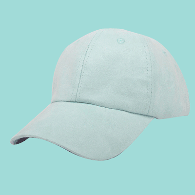 FREE SHIP-JUST PLAIN PASTEL SUEDE CAP