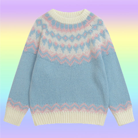 PASTEL 90S KIDS SWEATER