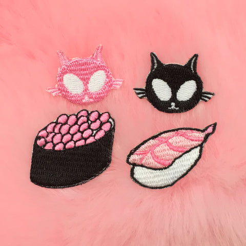 Valentine's Day SALE-KOKO ALIEN NEKO SUSHI PATCH SET