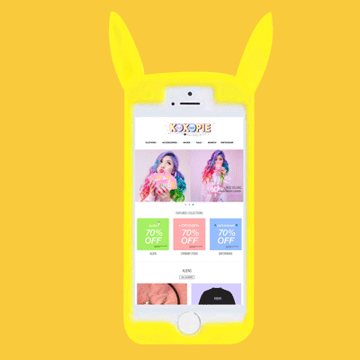 PIKAPIKA iPHONE CASE