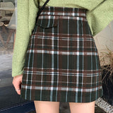 2019 FALL WINTER NEW - Plaid Soft Girl A line Skirt