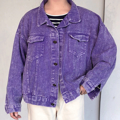 I PURPLE U- 2019 UNISEX VINTAGE JACKET