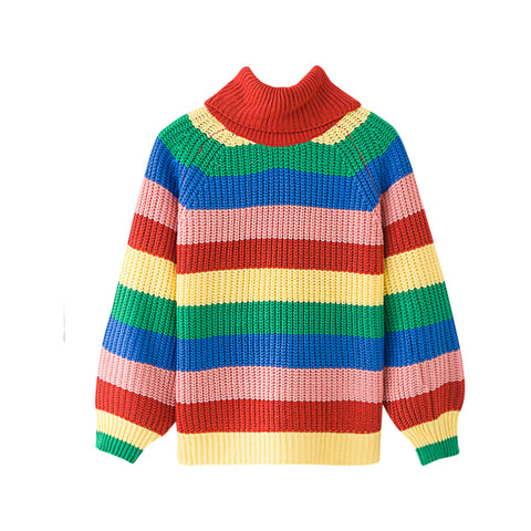 LOVE IS LOVE - RAINBOW KNIT TOP