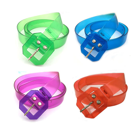 TRANSPARENT RINBOW COLORS BELT