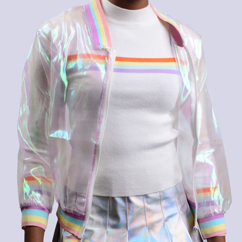 KOKO Holo Sheer Iridescent Jacket