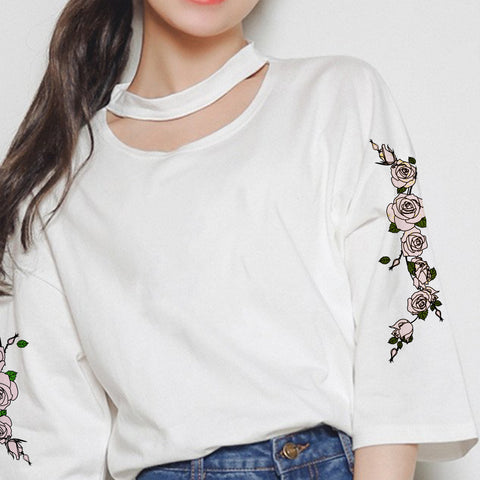 SOFT GRUNGE 90S BABE "TWO MOODS "collection- ROSE loose tee