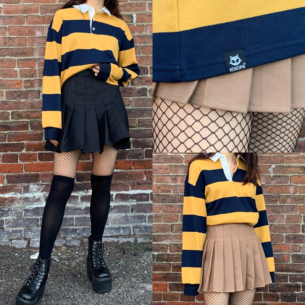 NEW BEE HAPPY COLLECTION- LONG SLEEVE CROP TOP
